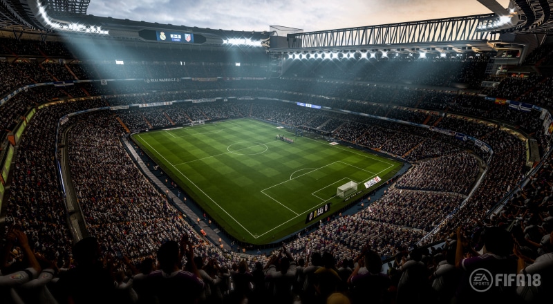 FIFA 18, 8K, 4K, PlayStation 3, illustration, Nintendo Switch, 2017, Xbox One, fifa, PlayStation 4, Stadium, Xbox 360