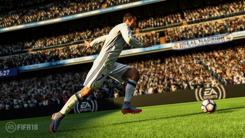 crowd, hd, fifa 18, effort, incidental people, games, sport, sports equipment, ball, athlete, spectator, young adult, team sport, 4k, soccer field, full length