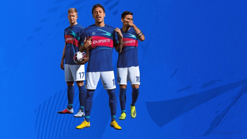 Neymar, men, 1080P, Kevin de Bruyne, Paulo Dybala, FIFA Online 4, video games