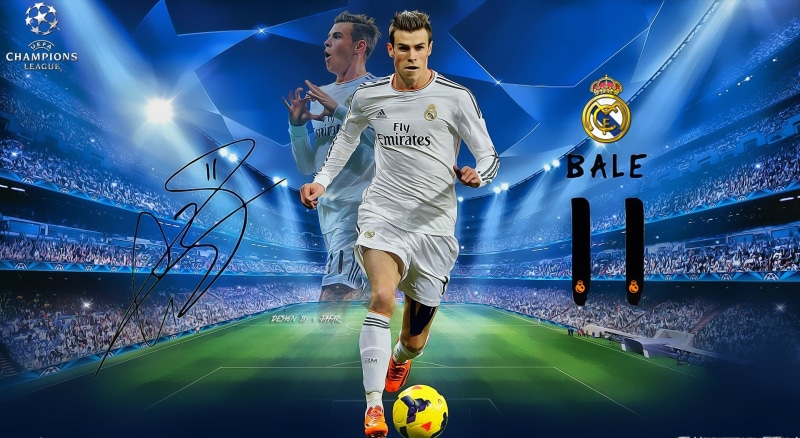 ronaldo, soccer ball, Sports, people, gareth bale champions league, digital composite, low angle view, sports equipment, sport, bale, adidas, cristiano ronaldo