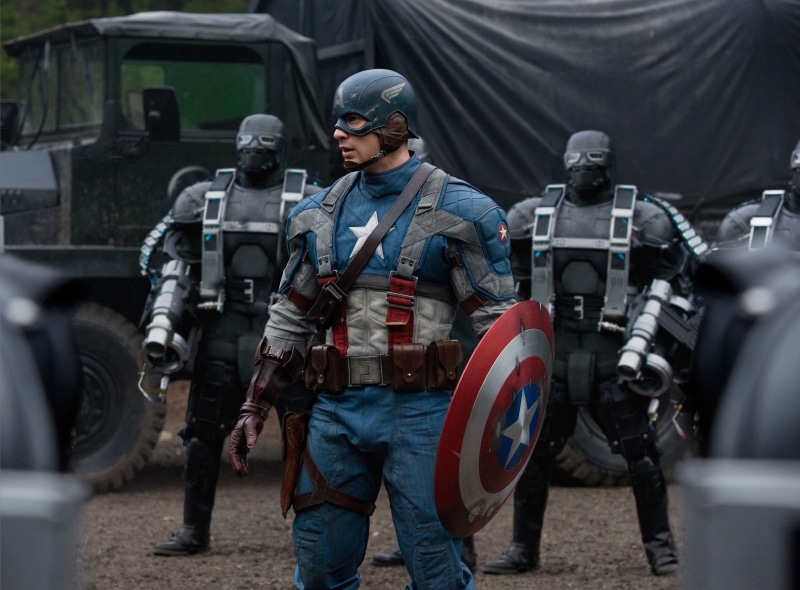 war, armed Forces, movie, infantry, The First Avenger, uniform, people, still, military, power, 2K, adult, aggression, officer, special, front view, captain