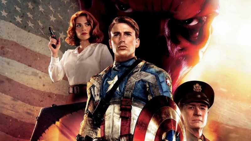 leisure activity, real people, Captain America: The First Avenger, togetherness, front view, people, Captain America, young adult, 1080P, weapon, waist up