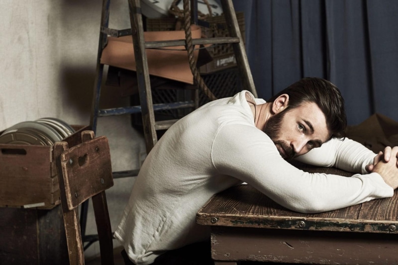 model, 720P, Chris Evans, celebrity, men, looking at viewer, actor