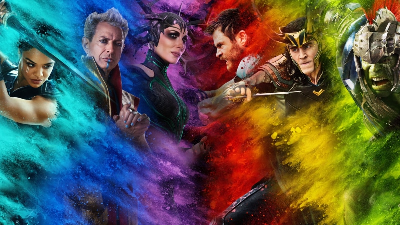 Hela (Marvel Comics), Movie, Thor, Grandmaster (Marvel Comics), Valkyrie (Marvel Comics), Hulk, Tom Hiddleston, 2K, Tessa Thompson, Chris Hemsworth, Cate Blanchett