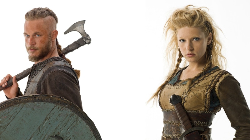 Vikings, Lagertha (Vikings), Travis Fimmel, TV Show, Ragnar Lothbrok, Katheryn Winnick, 1080P