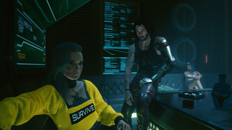 Johnny Silverhand, Rogue (character), Cyberpunk 2077, 1080P, cyberpunk