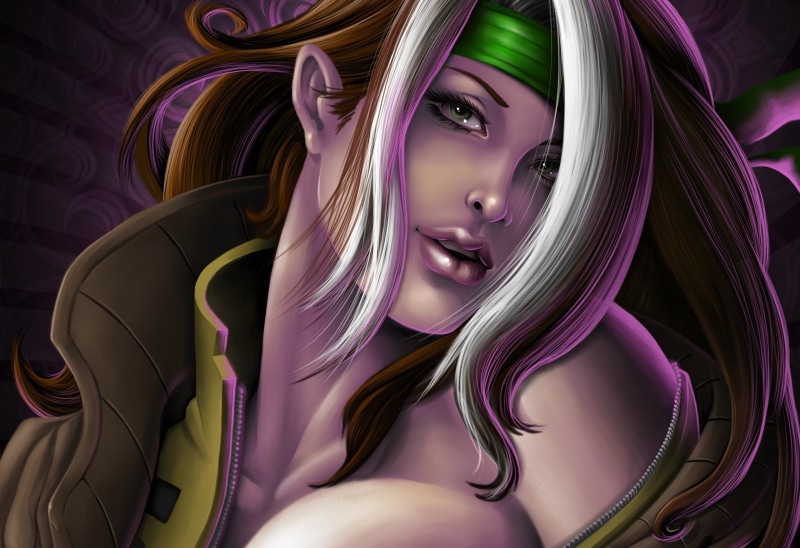 fantasy art rogue rogue character x men, 1080P