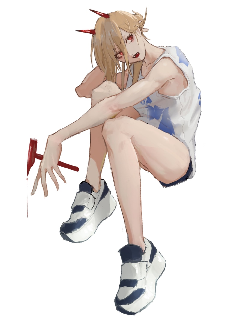 Power(Character), 2K, Neg, anime girls, Chainsaw Man