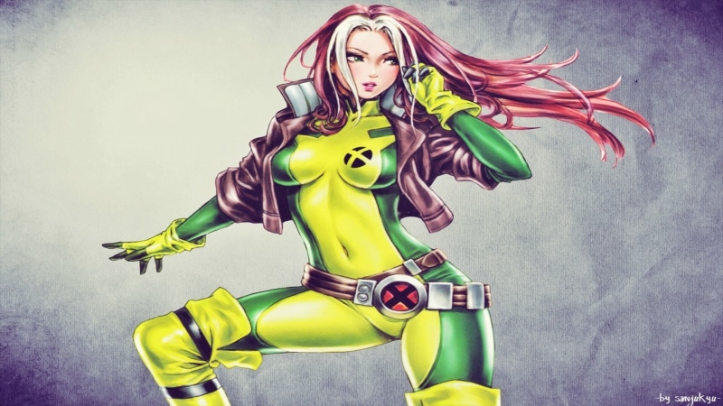 marvel, 1080P, x, digital, men, Rogue (Marvel Comics), rogue, X-Men