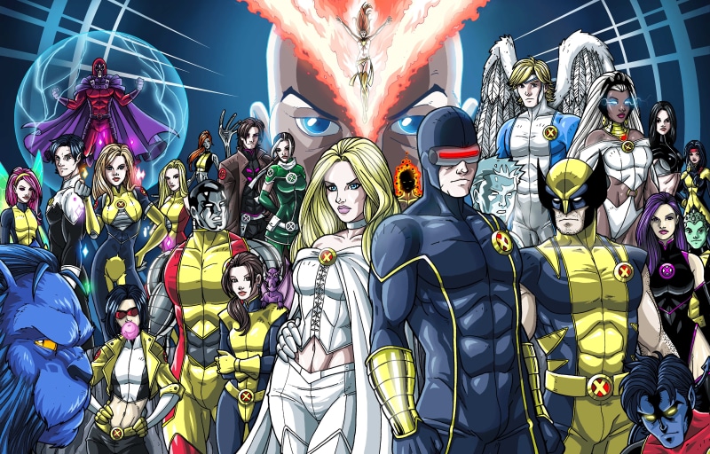Professor X, Cyclops, Nightcrawler, Gambit, 4K, rogue, phoenix, Archangel, Wolverine, Magneto, Jean Grey, Kitty Pryde, Iceman, Beast, Storm, emma frost