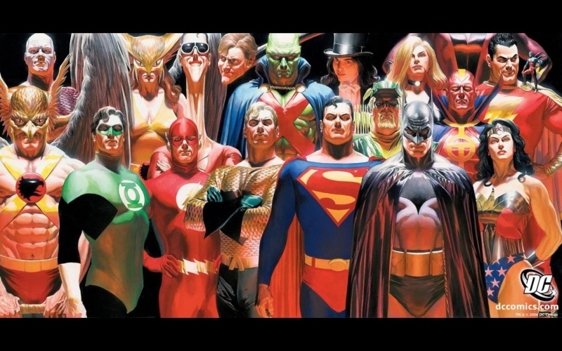 Zatanna, Batman, Hawkgirl, Hawkman, Superman, Shazam (DC Comics), Wonder Woman, 1080P, Justice, Aquaman, Comics, Green Arrow, Martian Manhunter, Flash