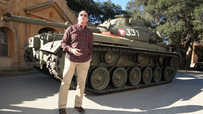 Arnold Schwarzenegger, tank, schwarzenegger, 2K, actor, celeb, arnold