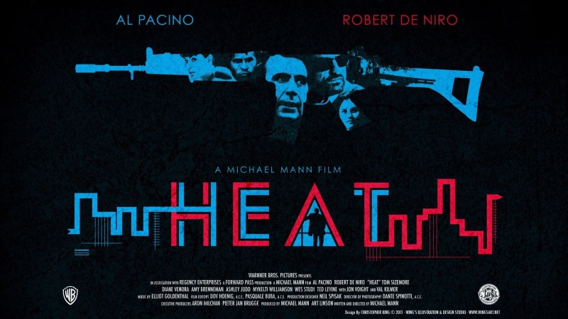 heat, 1080P, Robert de Niro, Al Pacino, Heat (movie), heat movie