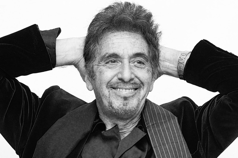 Al Pacino, old people, monochrome, men, actor, 720P