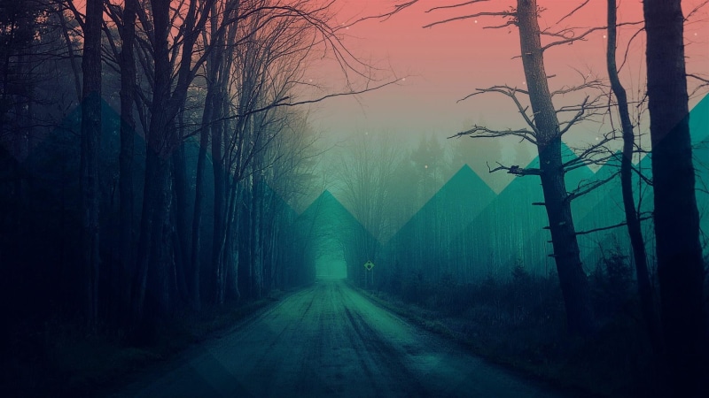 movie, sign, 1080P, nature, drive, dark, car, darkness, road