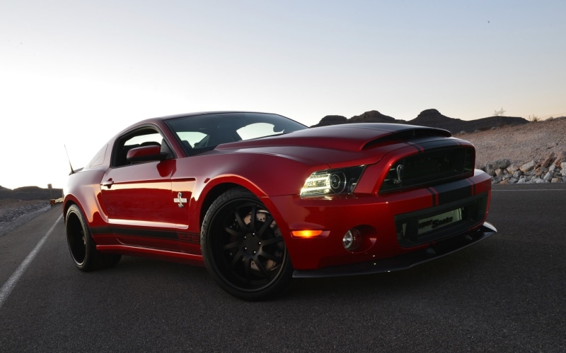 copy space, stationary, red, no people, road trip, travel, Shelby, land vehicle, car, ford, convertible, Shelby GT500, street, mode of transportation, motor vehicle