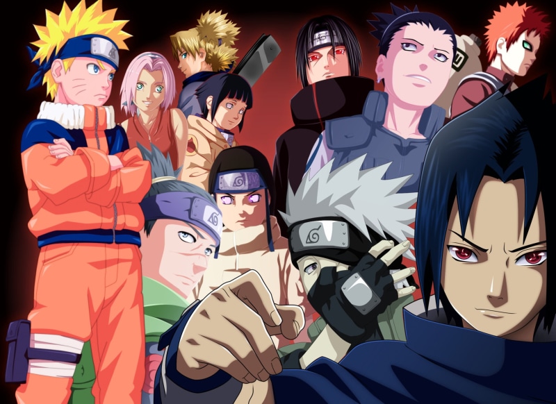 Sakura Haruno, Iruka Umino, Itachi Uchiha, Naruto Uzumaki, Gaara (Naruto), Sasuke Uchiha, Hinata Hyūga, Neji Hyūga, 1080P, Anime, Naruto, Kakashi Hatake
