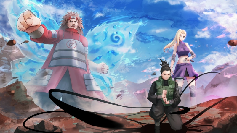 Chōji Akimichi, Shikamaru Nara, 4K, Naruto, Ino Yamanaka