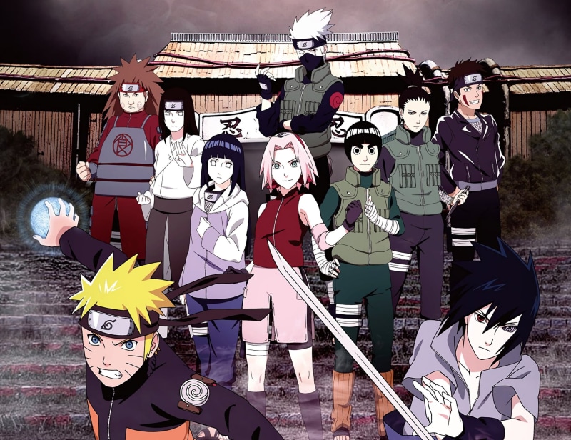 Shikamaru Nara, Kiba Inuzuka, 1080P, Rock Lee, Kakashi Hatake, Sakura Haruno, Hinata Hyūga, Neji Hyūga, Naruto, Naruto Uzumaki, Chōji Akimichi, Sasuke