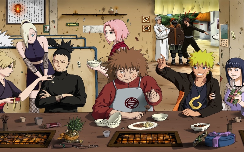 choji, Temari, haruno, art, ichiraku, nar, shippuden, anime, shikamaru, 1080P, kiba, sakura, Haruno Sakura, hyuuga, hd, nara, akimichi, hinata, naruto