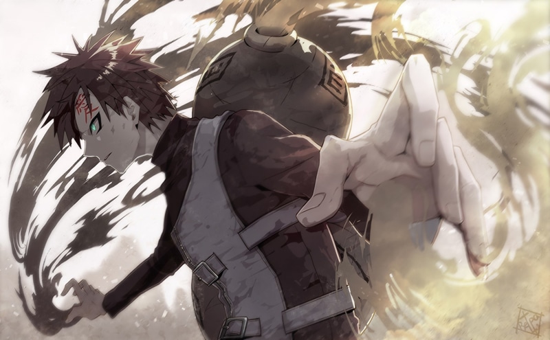 Naruto Shippuuden, Gaara, anime, 1080P