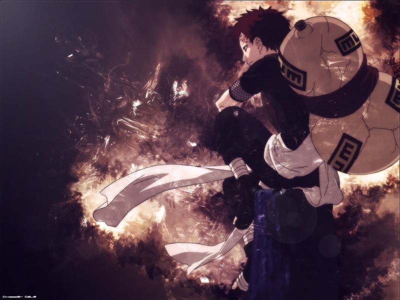 Naruto: Shippuden, art, x, gaara, 480P, anime, shippuden, hd, naruto