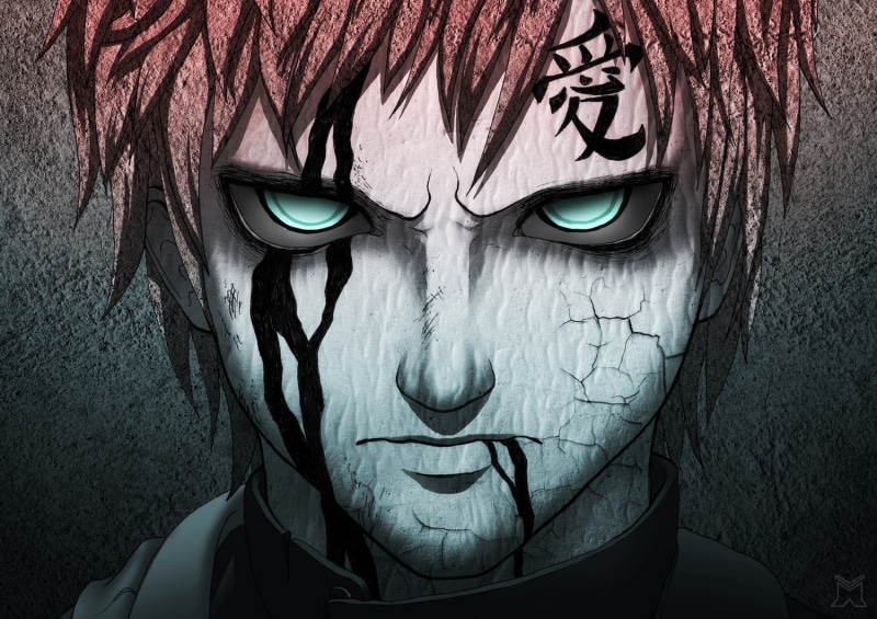 anime, 720P, anime boys, Naruto Shippuuden, Gaara