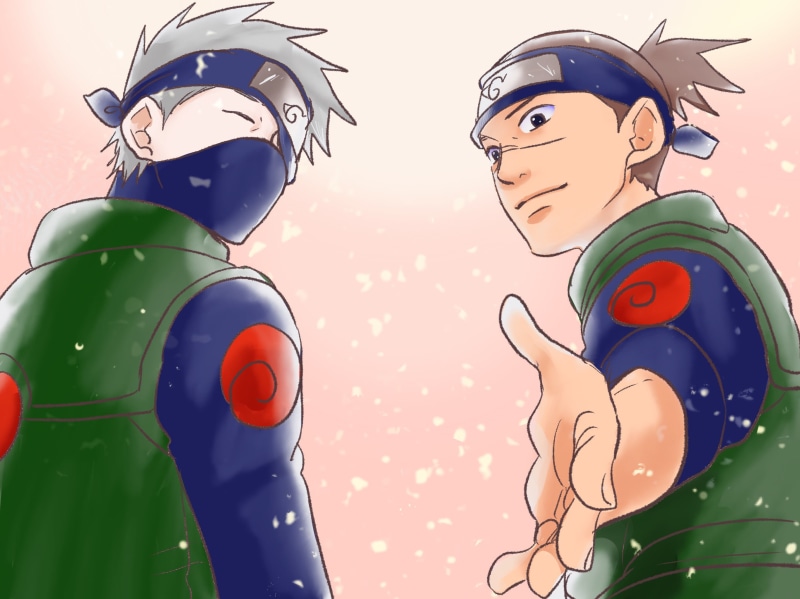 2K, Iruka Umino, Naruto, Kakashi Hatake