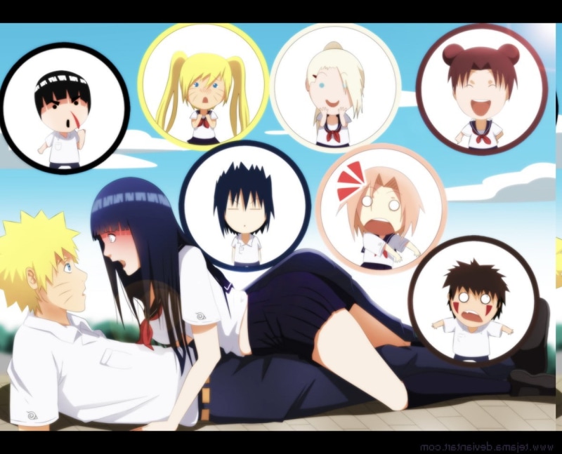 table, circle, Rock Lee, indoors, transfer print, creativity, 480P, Haruno Sakura, Anime Girls, auto post production filter, Hyuuga Hinata, female likeness