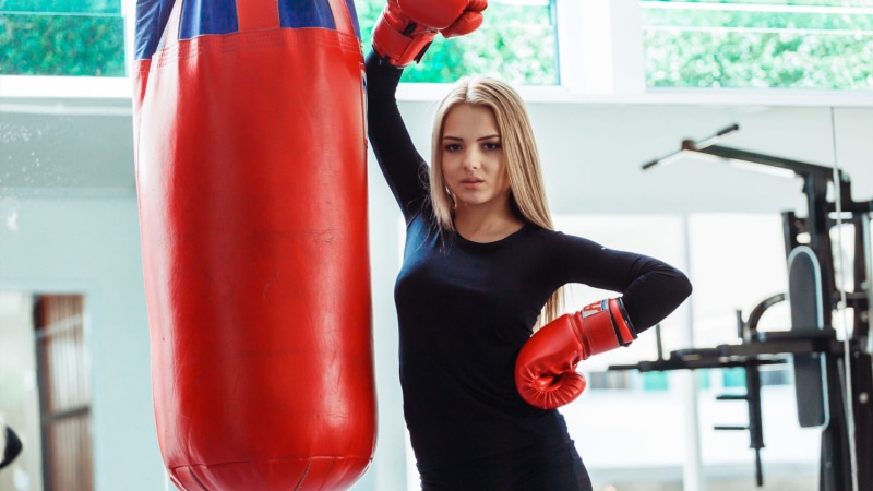 dumbbells, Girl, fitness, 4K, exercise, motivation, sportswear, workout, gym