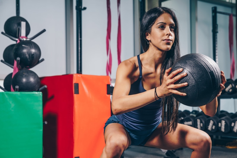 sports training, human muscle, vitality, squat, indoors, wellbeing, Fitness, sport, Women, weight training, adult, Workout, athlete, young adult, photo