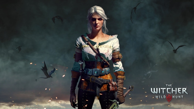 sword, sign, one person, waist up, standing, cigarette, 1080P, holding, hunt, activity, warning sign, wild, real people, casual clothing, front view, The Witcher 3 Wild Hunt