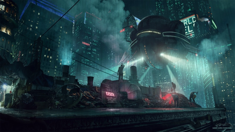 Cyberpunk, Rain, Night, Sci Fi, City, 1080P, Skyscraper, Futuristic, Vehicle