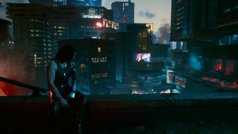 Keanu Reeves, Johnny Silverhand, Cyberpunk 2077, 1080P