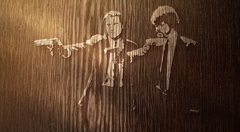 offspring, wood - material, no people, john, Engraving, indoors, Aero, wood grain, Wood, togetherness, representation, art and craft, creativity, travolta