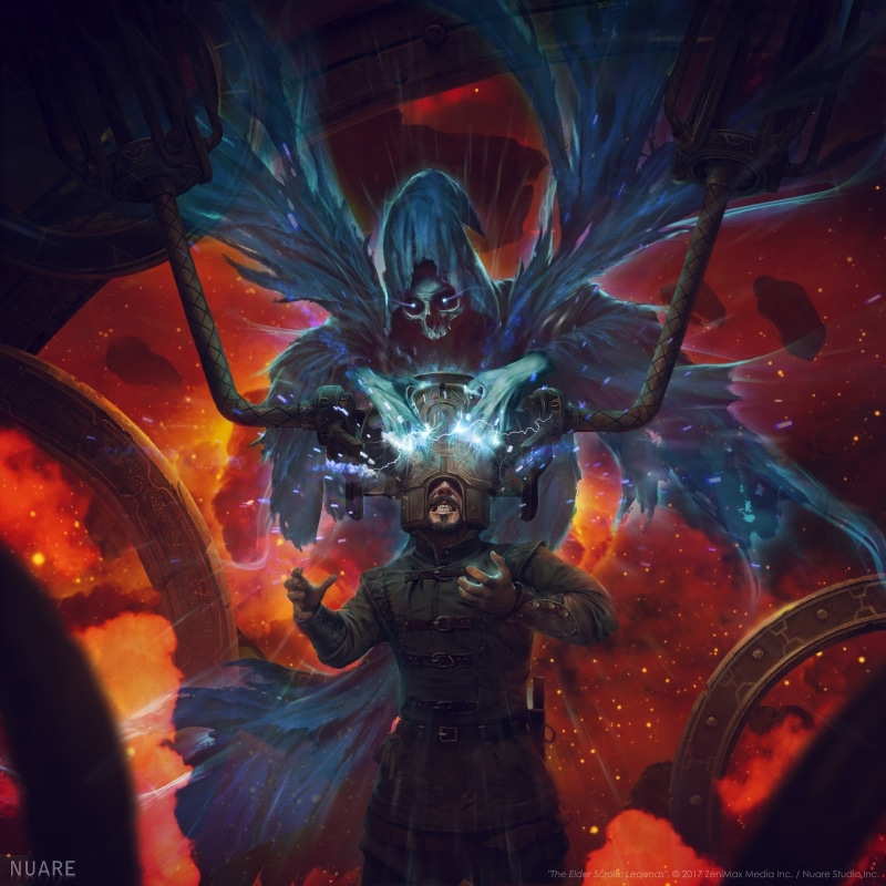 The Elder Scrolls, drawing, death, space, machine, 1080P