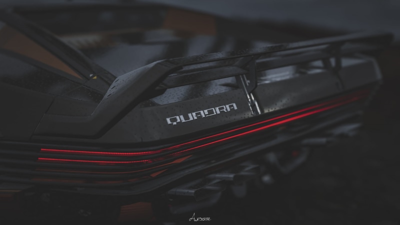 Quadra Turbo-R V-Tech, car, video games, Cyberpunk 2077, 1080P, Forza, vehicle, Forza Horizon 4