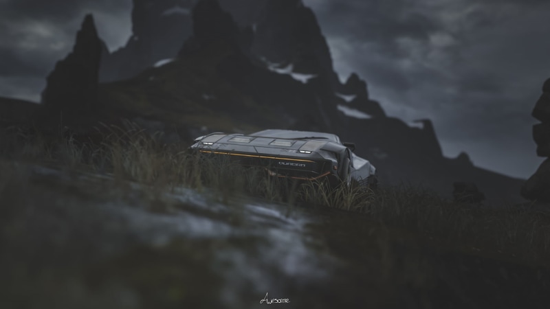 Forza Horizon 4, 1080P, car, Cyberpunk 2077, Forza, video games, vehicle, Quadra Turbo-R V-Tech