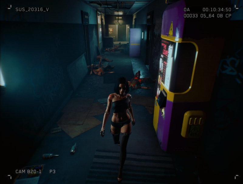 Cyberpunk 2077, Female V, 720P
