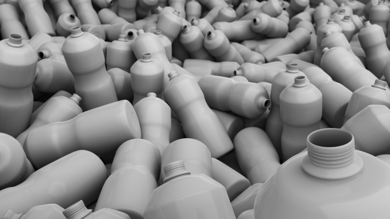 retail, backgrounds, arrangement, close-up, render, business, environment, abundance, 3d design, water bottle, day, bottles, repetition, indoors, white color