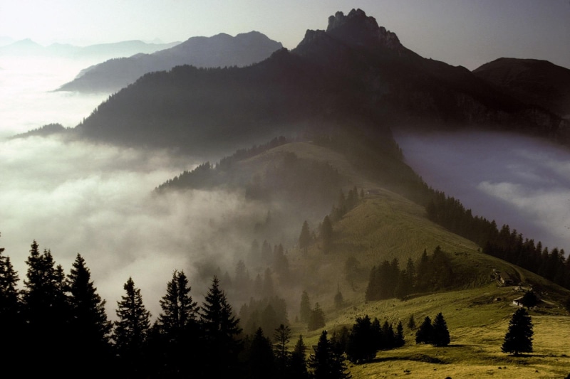 alpine, germany, chiemgau, 3d and abstract, pasture, alpine pasture, 1080P, bavaria, kampenwand mountain