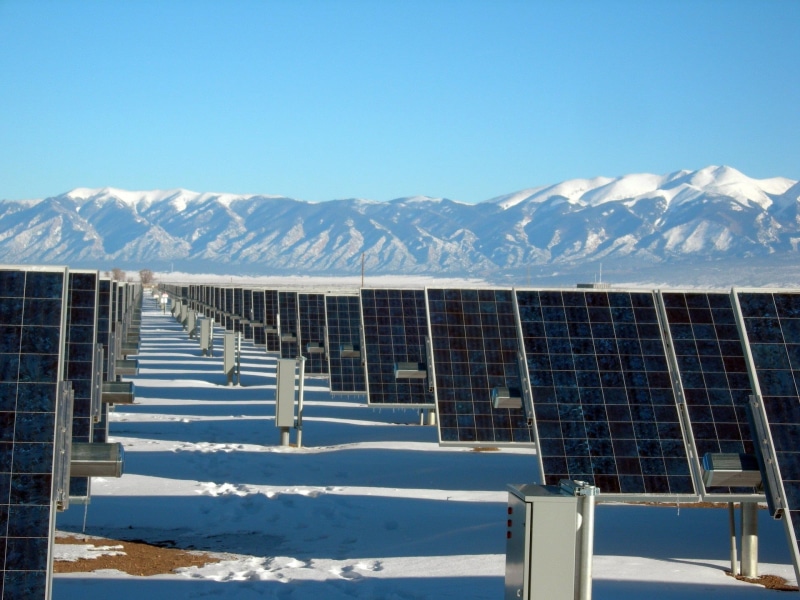 environmental conservation, clean, sustainable, scenics - nature, solar, energy, sky, mountain peak, eco, ice, tracking, renewable energy, fuel and power generation