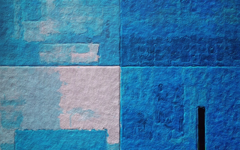 multi colored, building exterior, white, texture, outdoors, backgrounds, close-up, wood - material, blue, pattern, concrete, creativity, art and craft