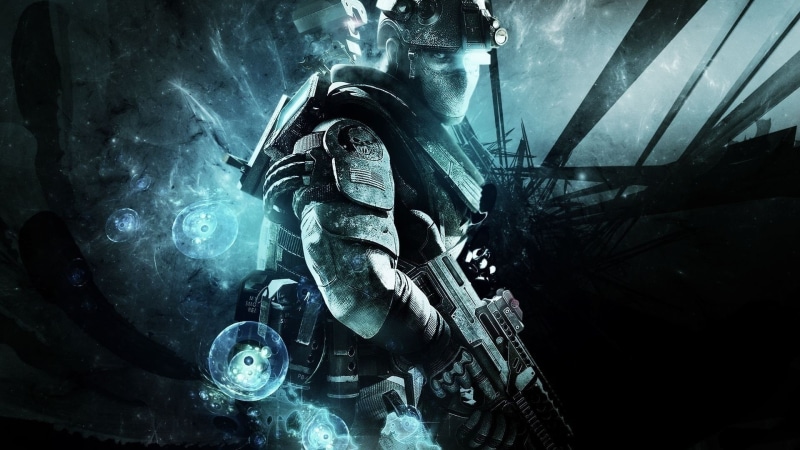 recon, 1080P, soldier, hd, ghost, video games, graw, blue