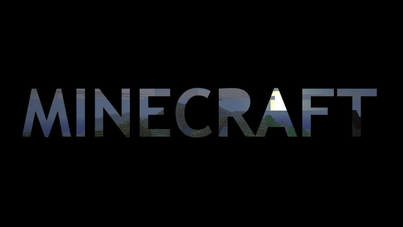 Video Game, Logo, Mojang, 1080P, Minecraft, Black