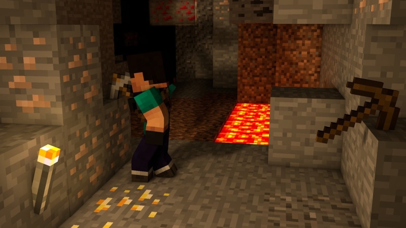 Video Game, Ore (Minecraft), Minecraft, Mojang, Mining, 1080P