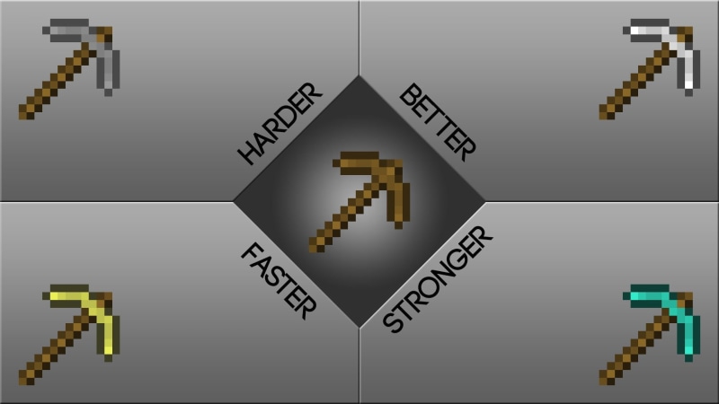 technology, arrow symbol, choice, Minecraft, Pickaxe, connection, healthcare and medicine, sign, gray, symbol, digital composite, Mojang, communication