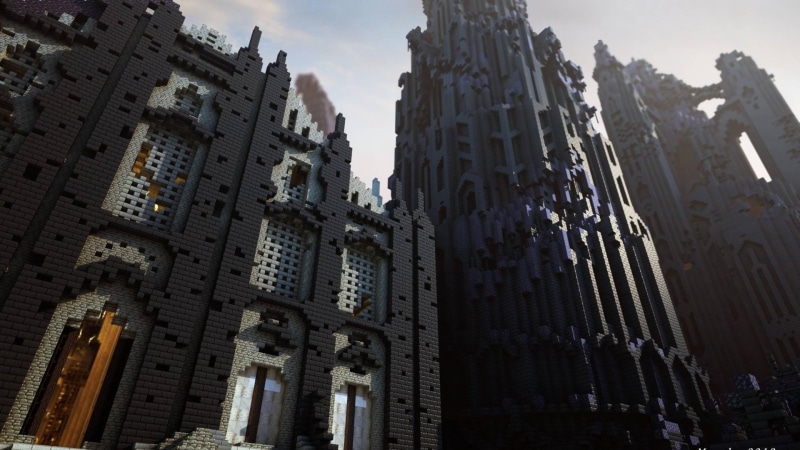 Minecraft, Building, 1080P, Mojang, Video Game