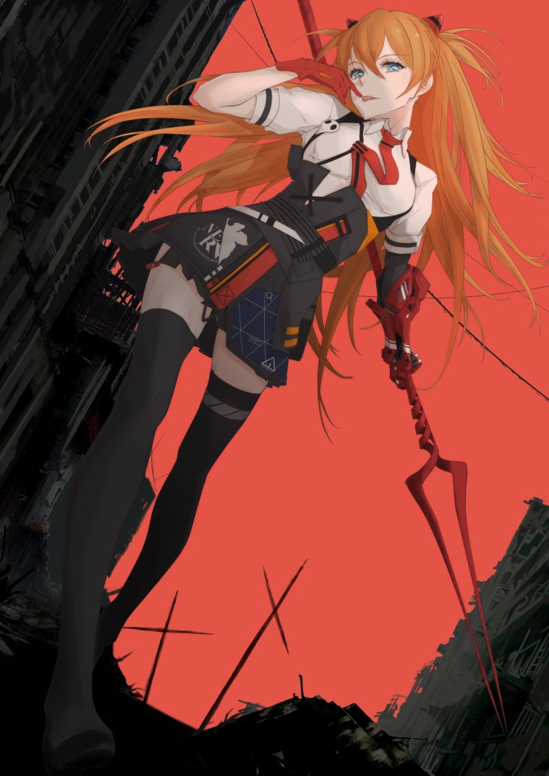 4K, Evangelion:3.0, Spear of Longinus, Neon Genesis Evangelion, Asuka Langley Soryu