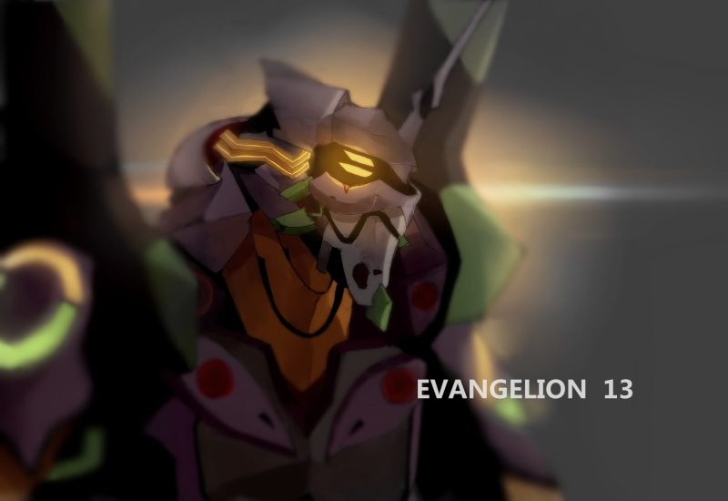 EVA Unit 13, Neon Genesis Evangelion, 2K, mech